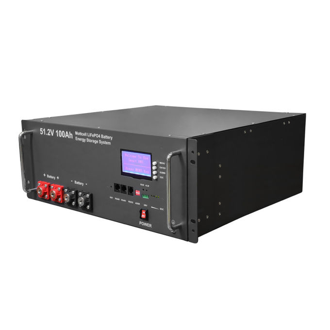 48V 100h Lifepo4 19 ̊RACK ESS Przemysłowy zestaw baterii litowych System magazynowania energii dla telekomunikacji 2